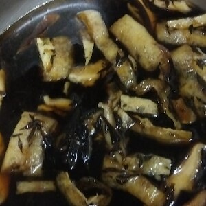 干し椎茸とひじきの煮物